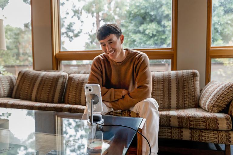 Чехол (клип-кейс) uBear для Apple iPhone 15 Plus Real Mag Case with MagSafe прозрачный (CS254TT67RL-I23M) фото 6