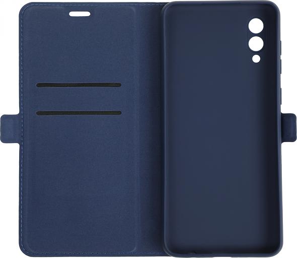 Чехол (флип-кейс) DF для Samsung Galaxy A02 sFlip-85 синий (DF SFLIP-85 (BLUE)) фото 3