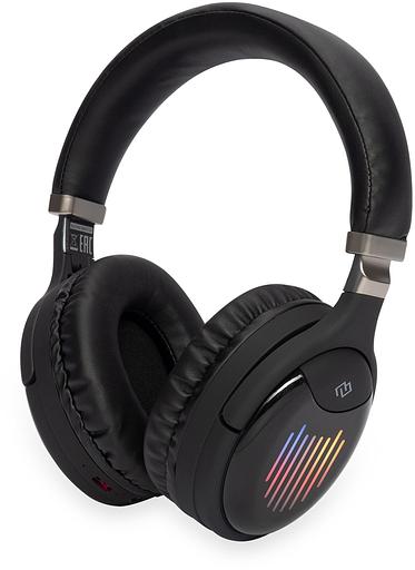 Гарнитура накладные Digma BT-16 черный беспроводные bluetooth оголовье (BT-16B) фото 2