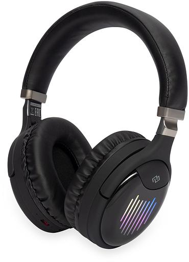 Гарнитура накладные Digma BT-16 черный беспроводные bluetooth оголовье (BT-16B) фото 3