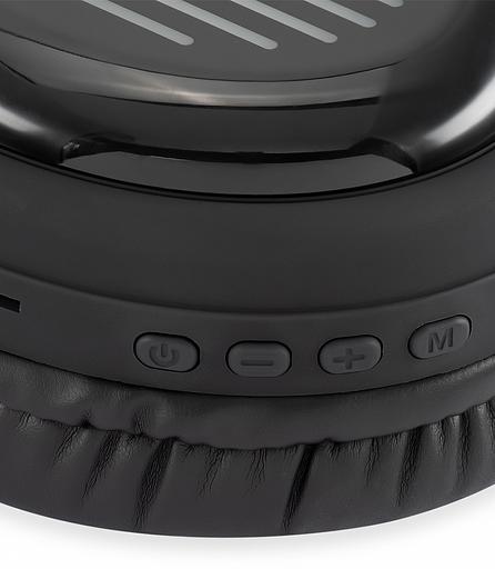 Гарнитура накладные Digma BT-16 черный беспроводные bluetooth оголовье (BT-16B) фото 10