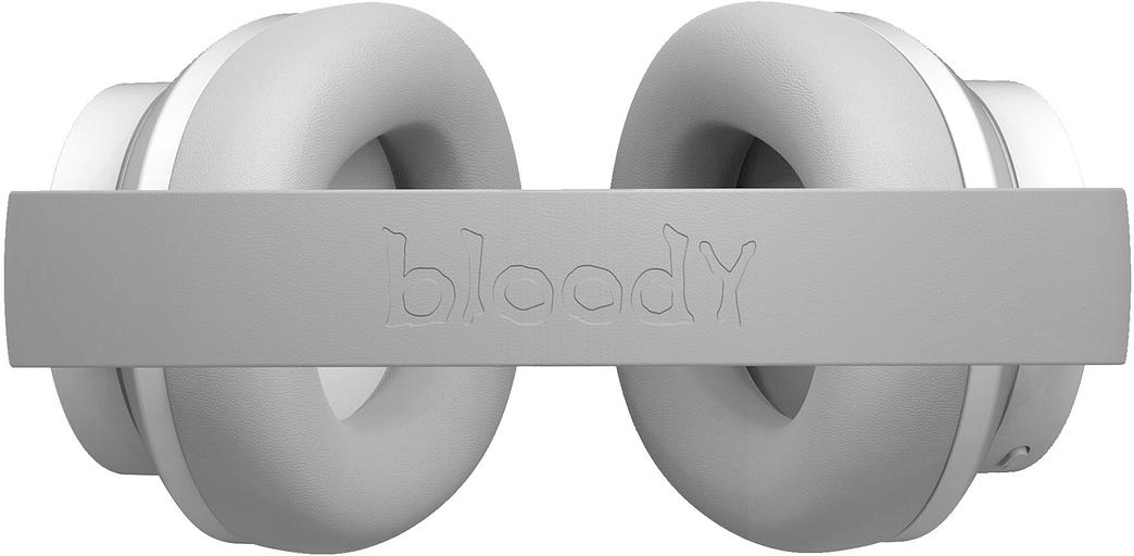 Наушники накладные A4Tech Bloody MH390 белый беспроводные bluetooth оголовье (MH390 WHITE) фото 7