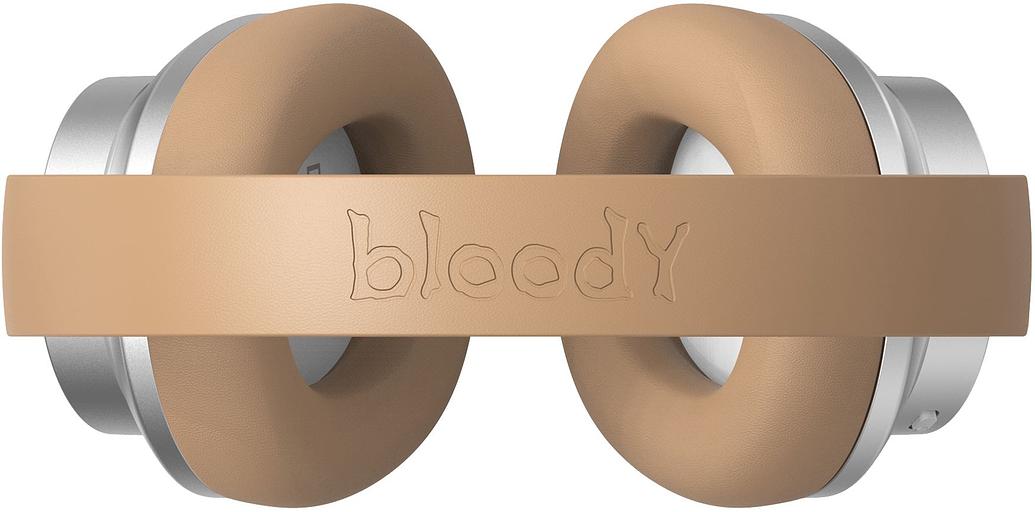 Наушники накладные A4Tech Bloody MH390 хаки беспроводные bluetooth оголовье (MH390 KHAKI) фото 7