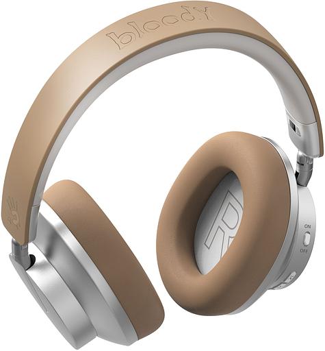 Наушники накладные A4Tech Bloody MH390 хаки беспроводные bluetooth оголовье (MH390 KHAKI) фото 9