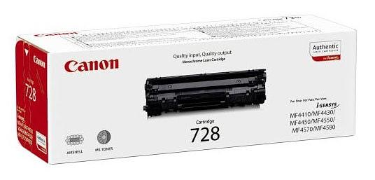 Картридж лазерный Canon 728 3500B002/3500B010 черный (2100стр.) для Canon MF4410/4430/4450/4550/4570/4580 фото 1