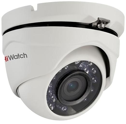 Камера видеонаблюдения аналоговая HiWatch DS-T203A(B) (2.8mm) 2.8-2.8мм HD-TVI цв. корп.:белый фото 1