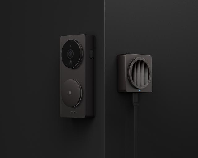 Видеозвонок Aqara Smart Video Doorbell G4 черный фото 4