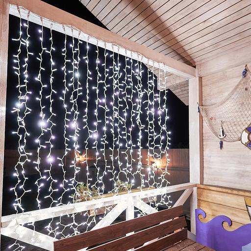 Гирлянда Neon-Night Professional Светодиодный Дождь штора 300лам. дл.2м в.1.5м (235-221) фото 2