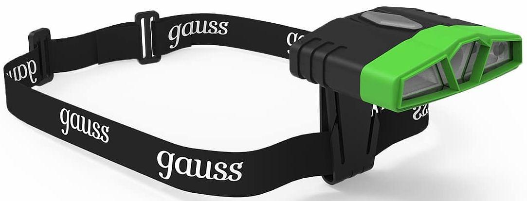 Фонарь налобный Gauss GFL406 черный 5Вт лам.:светодиод. (GF406) фото 2