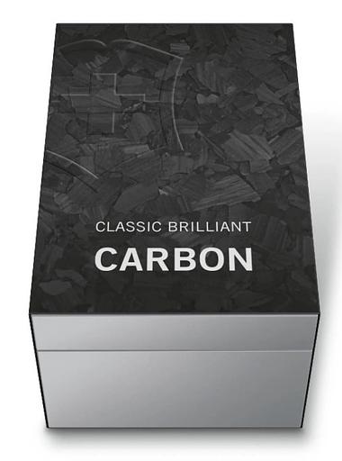 Нож перочинный Victorinox Classic Brilliant Carbon (0.6221.90) 58мм 5функц. черный/серебристый подар.коробка фото 6