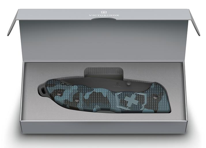 Нож перочинный Victorinox Evoke BSH Alox Navy (0.9425.DS222) 136мм 4функц. синий камуфляж подар.коробка фото 10