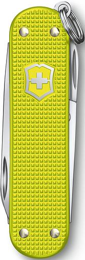 Нож перочинный Victorinox Alox Classic (0.6221.L23) 58мм 5функц. желтый подар.коробка фото 3