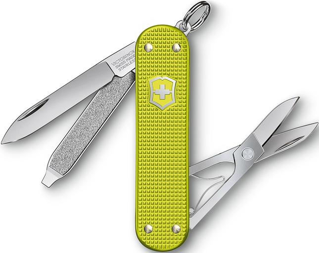 Нож перочинный Victorinox Alox Classic (0.6221.L23) 58мм 5функц. желтый подар.коробка фото 4