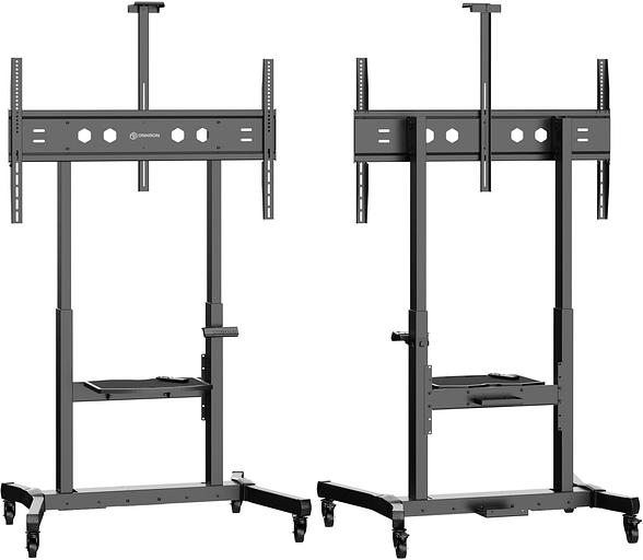 Стойка для телевизора Onkron TS1991 eLift черный 50"-100" макс.120кг напольный наклон фото 3