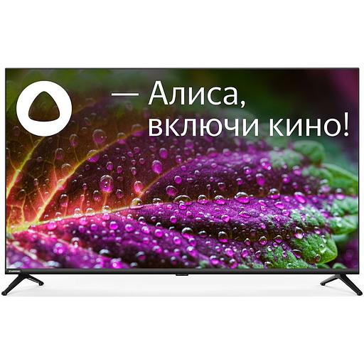 Телевизор LED Starwind 43" SW-LED43UG405 Яндекс.ТВ Frameless черный 4K Ultra HD 60Hz DVB-T DVB-T2 DVB-C DVB-S DVB-S2 USB WiFi Smart TV фото 1