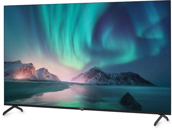 Телевизор LED Hyundai 65" H-LED65BU7006 Android TV Frameless Metal черный/серебристый 4K Ultra HD 60Hz DVB-T DVB-T2 DVB-C DVB-S DVB-S2 USB WiFi Smart TV фото 8