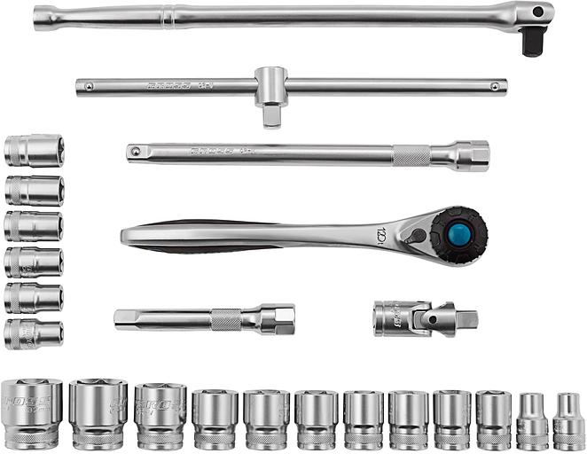 Набор инструментов Gross 14147 24 предмета (жесткий кейс) фото 10