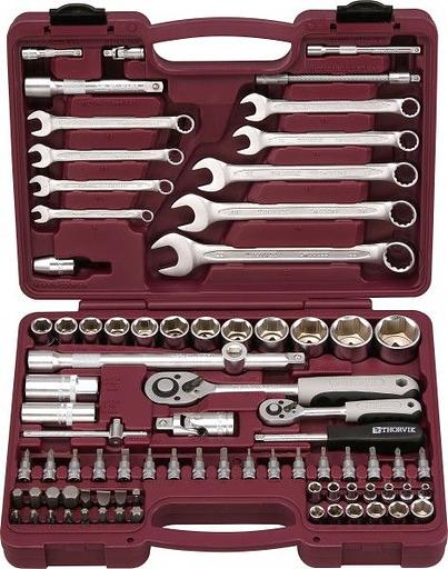 Набор инструментов Thorvik UTS0082 82 предмета (жесткий кейс) фото 2