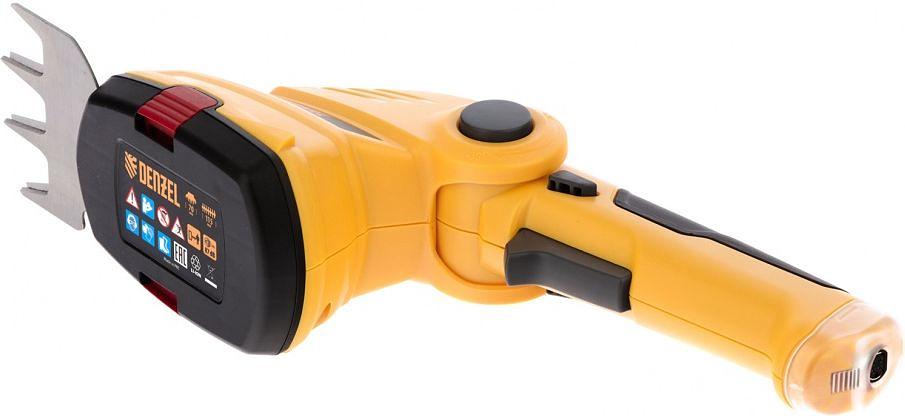 Кусторез/ножницы для травы Denzel G411аккум. (96817) фото 4
