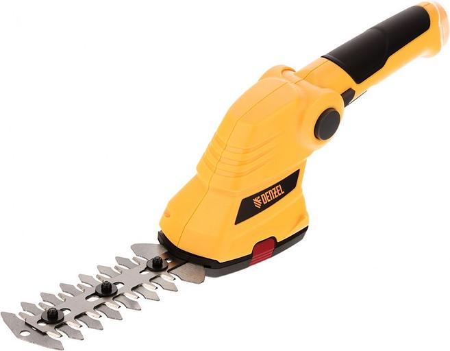 Кусторез/ножницы для травы Denzel G411аккум. (96817) фото 5