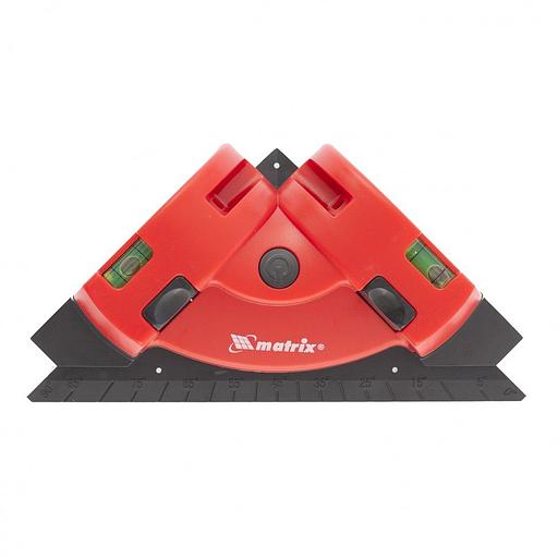 Уровень лазер. Matrix 35007 цв.луч. красный 2луч. фото 1
