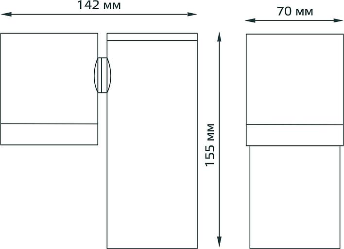 Светильник садово-парк. Gauss GD151 35Вт ламп.:1шт черный фото 3