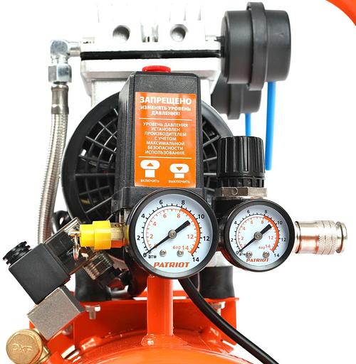 Компрессор поршневой Patriot WO 24-260S безмасляный 260л/мин 24л 1500Вт оранжевый фото 8