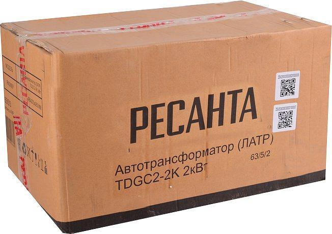 Автотрансформатор Ресанта ТР/2 (TDGC2-2) 2кВА однофазный серый (63/5/2) фото 6