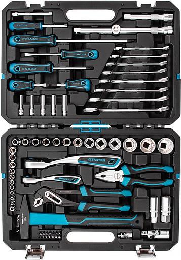 Набор инструментов Gross 14156 76 предметов (жесткий кейс) фото 3