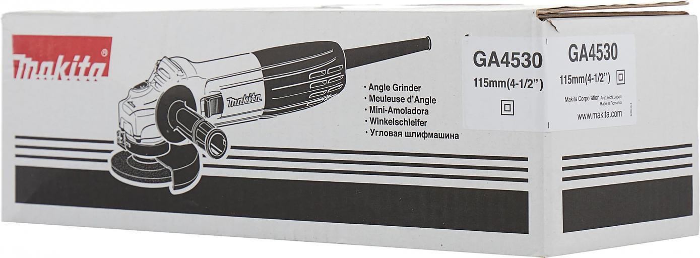Углошлифовальная машина Makita GA4530R 720Вт 11000об/мин рез.шпин.:M14 d=115мм фото 7