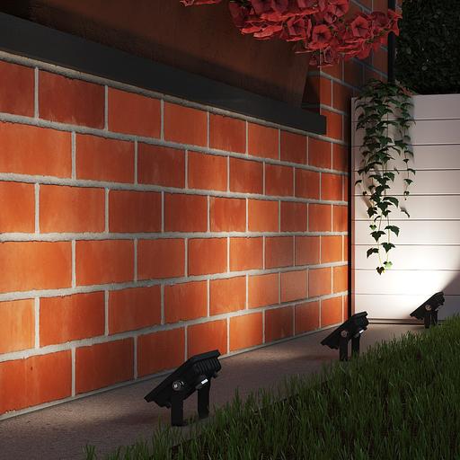 Прожектор уличный Gauss Elementary 613100220 светодиодный 20Втчерный фото 6