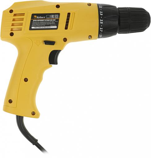 Дрель-шуруповерт Kolner KED 240 V 240Вт патрон:быстрозажимной (КН240ВЕД) фото 6