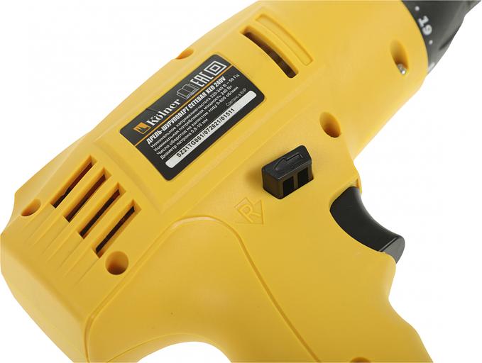 Дрель-шуруповерт Kolner KED 240 V 240Вт патрон:быстрозажимной (КН240ВЕД) фото 9