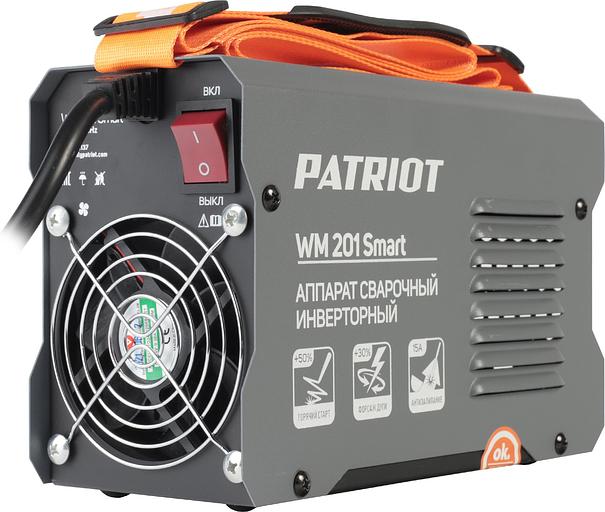 Сварочный аппарат Patriot WM 201 Smart инвертор ММА 8.3кВт фото 5