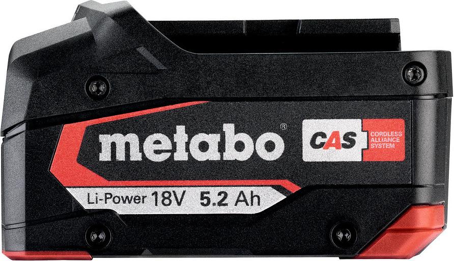 Батарея аккумуляторная Metabo LI-Power 18В 5.2Ач Li-Ion (625028000) фото 2