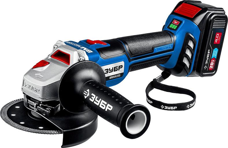 Углошлифовальная машина Зубр AB-125-41 1200Вт 10000об/мин рез.шпин.:M14 d=125мм фото 3