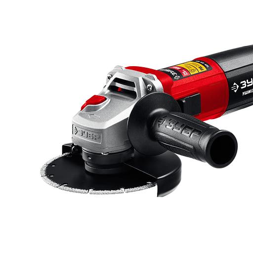 Углошлифовальная машина Зубр УШМ-125-805 800Вт 11000об/мин рез.шпин.:M14 d=125мм фото 2