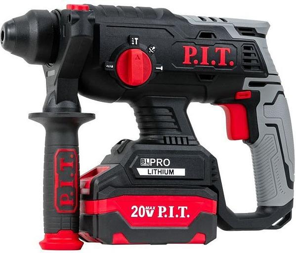 Перфоратор P.I.T. PBH20H-22B/1 патрон:SDS-plus уд.:1.8Дж аккум. (кейс в комплекте) фото 1