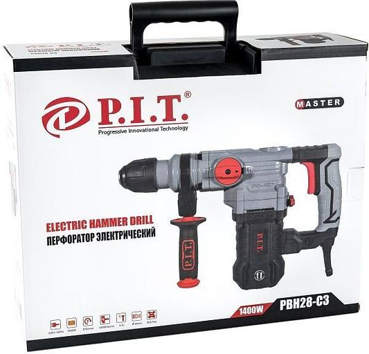 Перфоратор P.I.T. PBH28-C3 патрон:SDS-plus уд.:5.5Дж 1400Вт (кейс в комплекте) фото 6