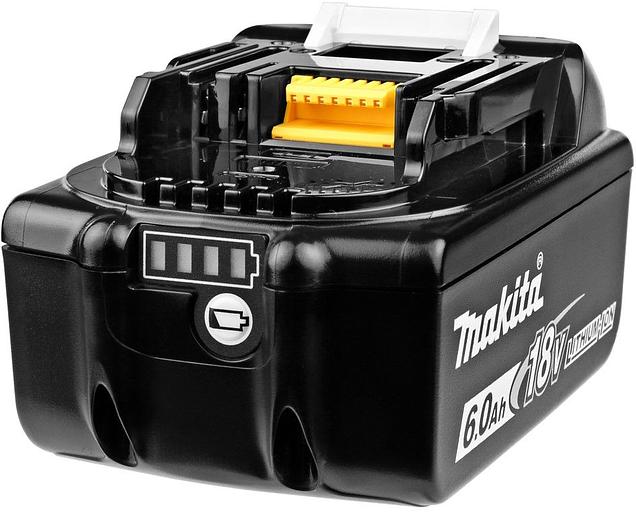 Батарея аккумуляторная Makita BL1860B LXT 18В 6Ач Li-Ion (632F69-8) фото 1