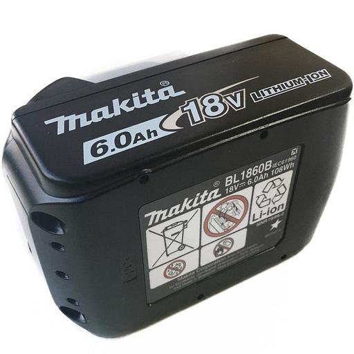 Батарея аккумуляторная Makita BL1860B LXT 18В 6Ач Li-Ion (632F69-8) фото 2