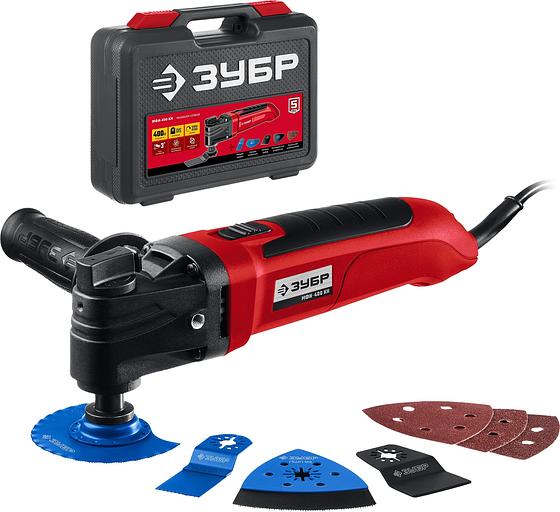 Многофункциональный инструмент Зубр МФИ-400 КН 400Вт красный/черный фото 6