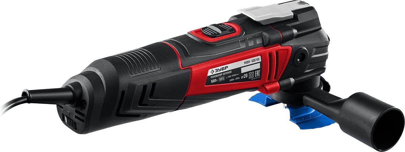 Многофункциональный инструмент Зубр МФИ-500 КН 500Вт черный/красный фото 2