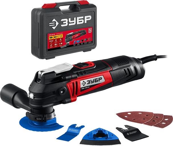 Многофункциональный инструмент Зубр МФИ-500 КН 500Вт черный/красный фото 6