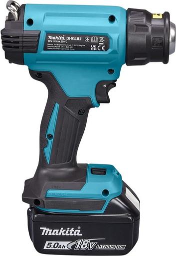 Технический фен Makita DHG181ZK 18Вт темп.150/250/350/450/550С фото 3