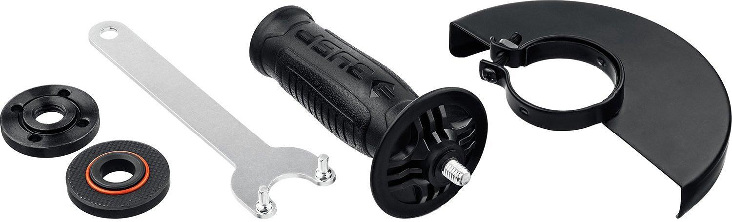 Углошлифовальная машина Зубр УШМ-125-1005 1000Вт 11000об/мин рез.шпин.:M14 d=125мм фото 4