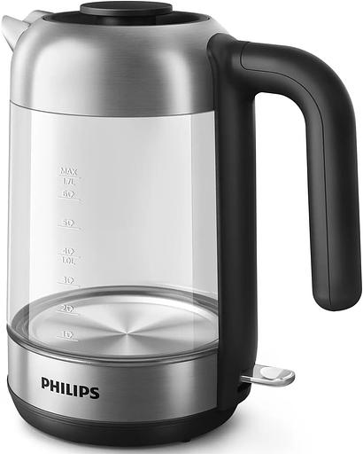 Чайник электрический Philips HD9339/80 1.7л. 2200Вт прозрачный/нержавеющая сталь (корпус: стекло) фото 2