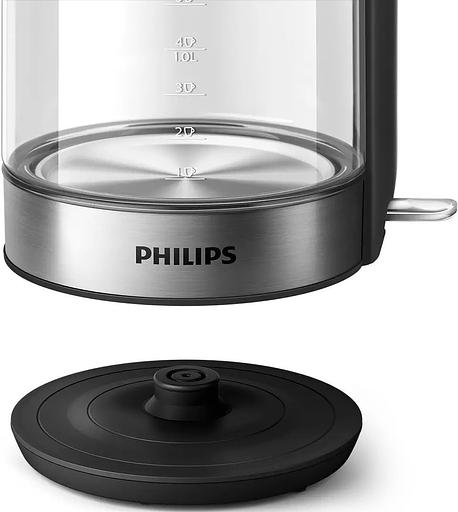 Чайник электрический Philips HD9339/80 1.7л. 2200Вт прозрачный/нержавеющая сталь (корпус: стекло) фото 6