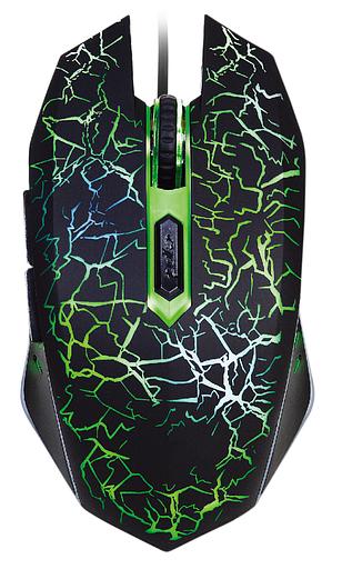 Мышь Оклик 896G черный оптическая (12800dpi) USB для ноутбука (5but) фото 1