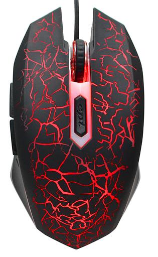 Мышь Оклик 896G черный оптическая (12800dpi) USB для ноутбука (5but) фото 2